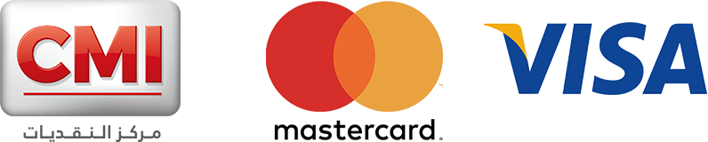 Paiement sécurisé : Visa, Mastercard, CMI